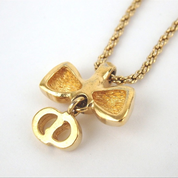 EUC Authentic Dior Gold Plated Necklace - Picture 4 of 9